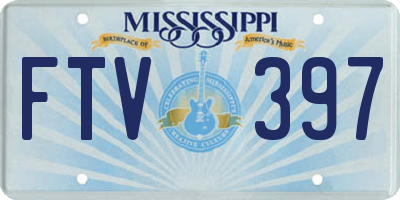 MS license plate FTV397