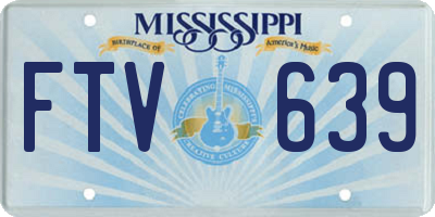 MS license plate FTV639