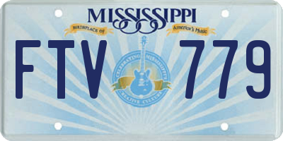 MS license plate FTV779