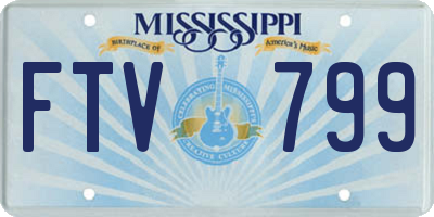 MS license plate FTV799