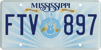 MS license plate FTV897