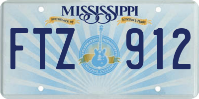 MS license plate FTZ912