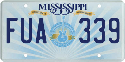 MS license plate FUA339