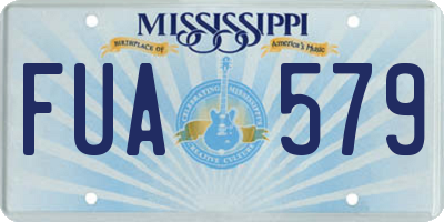 MS license plate FUA579