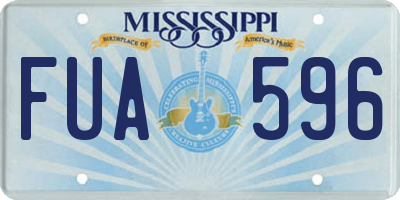 MS license plate FUA596