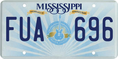 MS license plate FUA696