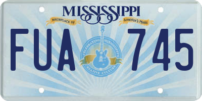 MS license plate FUA745