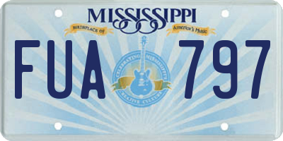 MS license plate FUA797