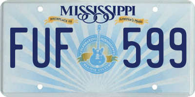MS license plate FUF599