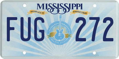 MS license plate FUG272