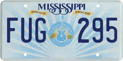 MS license plate FUG295