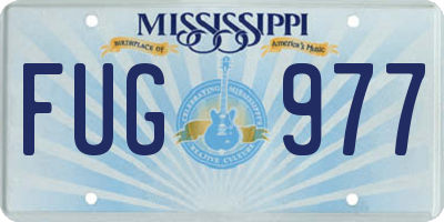 MS license plate FUG977