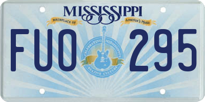 MS license plate FUO295