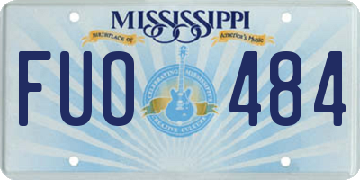 MS license plate FUO484
