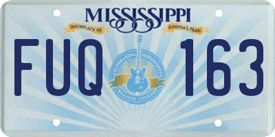 MS license plate FUQ163
