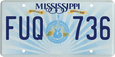 MS license plate FUQ736