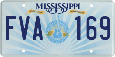 MS license plate FVA169