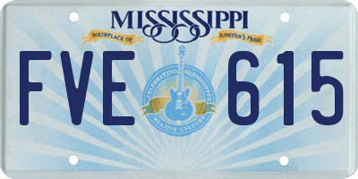 MS license plate FVE615