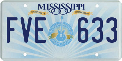 MS license plate FVE633