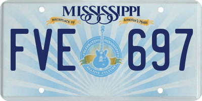 MS license plate FVE697