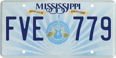 MS license plate FVE779