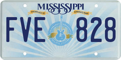MS license plate FVE828