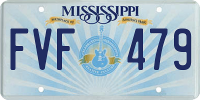 MS license plate FVF479