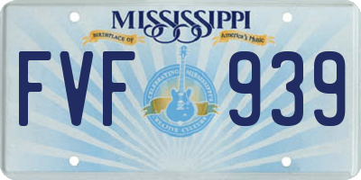 MS license plate FVF939