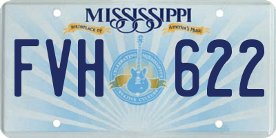 MS license plate FVH622