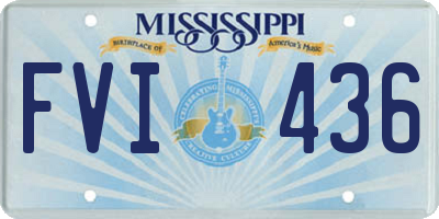 MS license plate FVI436