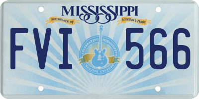 MS license plate FVI566