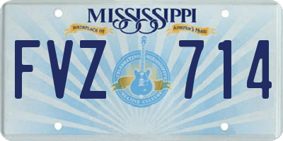 MS license plate FVZ714