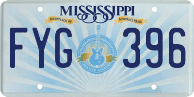 MS license plate FYG396