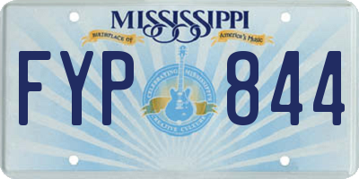 MS license plate FYP844