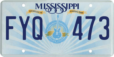 MS license plate FYQ473