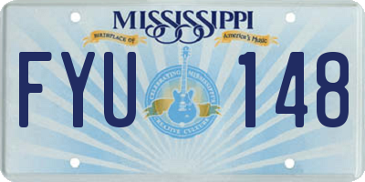 MS license plate FYU148
