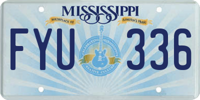 MS license plate FYU336