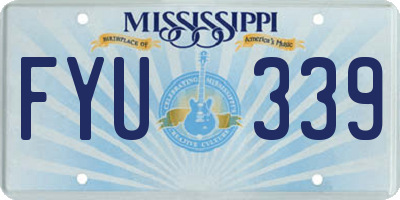MS license plate FYU339