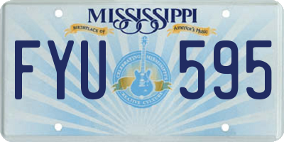 MS license plate FYU595