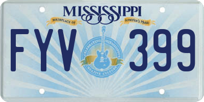 MS license plate FYV399