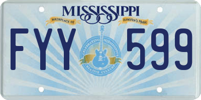 MS license plate FYY599