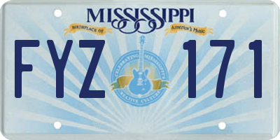 MS license plate FYZ171