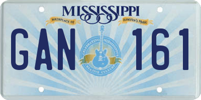 MS license plate GAN161