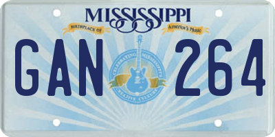 MS license plate GAN264