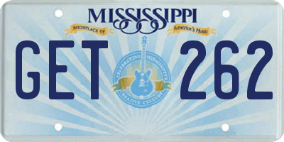 MS license plate GET262