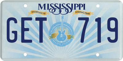 MS license plate GET719