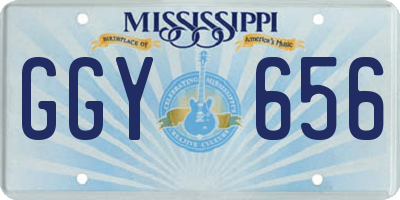 MS license plate GGY656