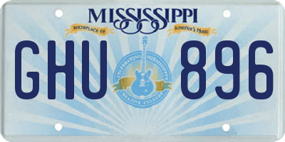 MS license plate GHU896