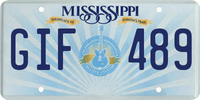 MS license plate GIF489