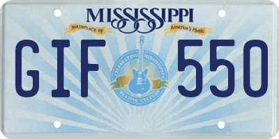 MS license plate GIF550